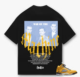 HUSTLER COUNTRY CLUB WAR On The Machine TEE BLACK